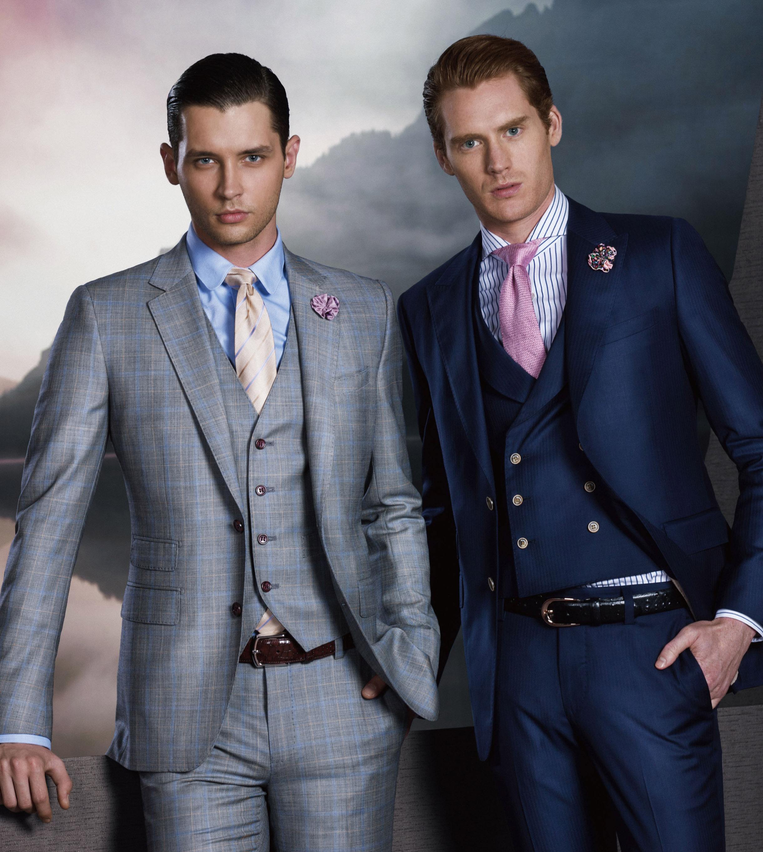 高級西服定制搭配實用技巧和西裝扣子的扣法